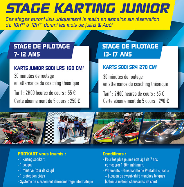 Karting Junior Pro Kart Karting